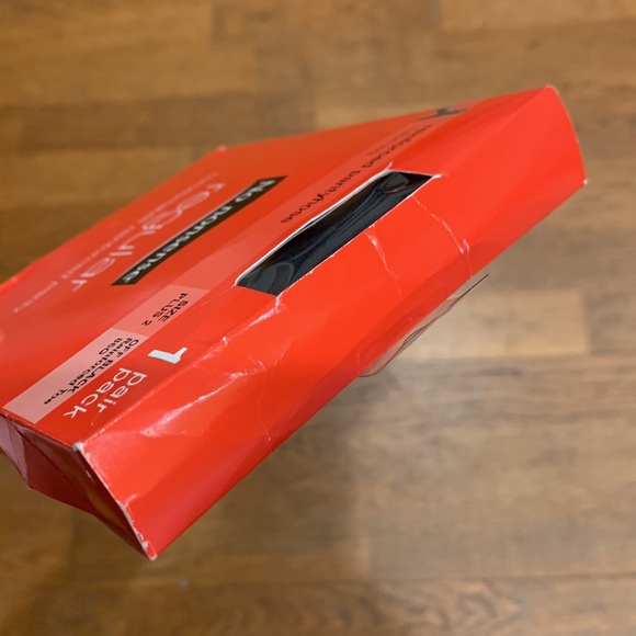 No Nonsense Pantyhose • Off Black • Reinforced Toe • Nylons • Size Plus 2 - Picture 4 of 10